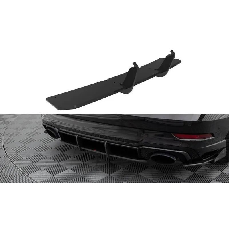 Maxton - Street Pro Central Diffuseur Arriere V.1 Audi RS3 Sedan 8V Facelift Noir