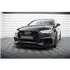 Maxton - Street Pro Lame Du Pare-Chocs Avant Audi RS3 Sedan 8V Facelift Noir-Rouge