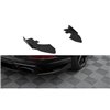 Maxton - Street Pro Lame Du Pare Chocs Arriere Audi RS3 Sedan 8V Facelift Noir-Rouge + Rabats Brillant