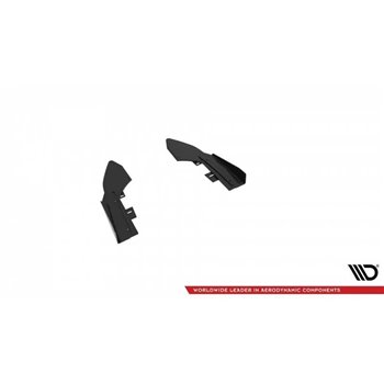 Maxton - Street Pro Lame Du Pare Chocs Arriere Audi RS3 Sedan 8V Facelift Noir + Rabats Brillant 