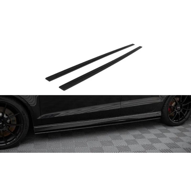 Maxton - Street Pro Rajouts Des Bas De Caisse Audi RS3 Sedan 8V Facelift Noir