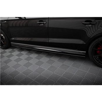 Maxton - Street Pro Rajouts Des Bas De Caisse Audi RS3 Sedan 8V Facelift Noir