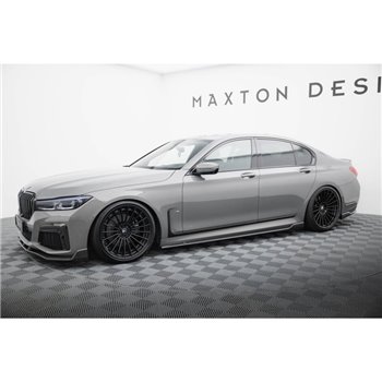 Maxton - Set of Carbon Fiber Splitters BMW 7 M-Pack G11 Facelift