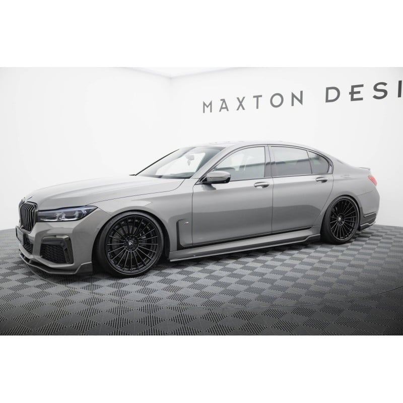 Maxton - Set of Carbon Fiber Splitters BMW 7 M-Pack G11 Facelift