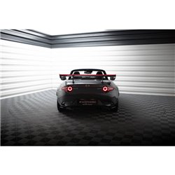Maxton - Carbon Spoiler With Internal Brackets Uprights + LED Mazda MX-5 ND (Mk4)