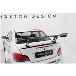 Maxton - Carbon Spoiler With Internal Brackets Uprights V.1 BMW 1 M E82