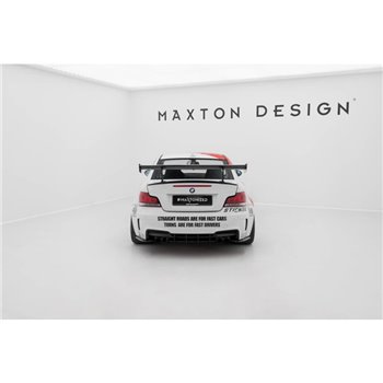 Maxton - Carbon Spoiler With Internal Brackets Uprights V.1 BMW 1 M E82