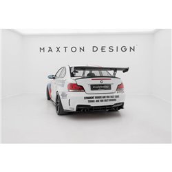 Maxton - Carbon Spoiler With Internal Brackets Uprights V.1 BMW 1 M E82