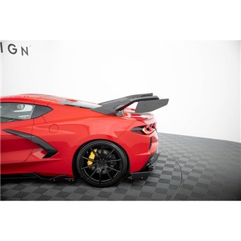 Maxton - Carbon Spoiler + LED Chevrolet Corvette C8