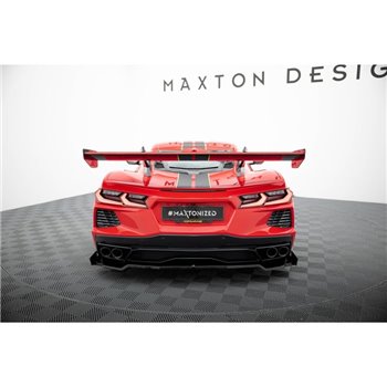 Maxton - Carbon Spoiler + LED Chevrolet Corvette C8