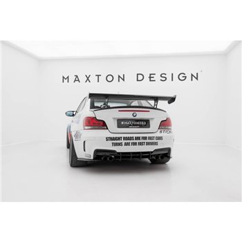 Maxton - Carbon Spoiler With Internal Brackets Uprights V.2 BMW 1 M E82