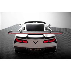 Maxton - Carbon Spoiler With Upper Swan Mounting + LED Chevrolet Corvette Stingray / Grand Sport C7