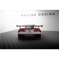 Maxton - Carbon Spoiler With Upper Swan Mounting + LED Chevrolet Corvette Stingray / Grand Sport C7