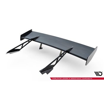 Maxton - Carbon Spoiler With Upper Swan Mounting + LED Chevrolet Corvette Stingray / Grand Sport C7