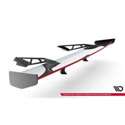 Maxton - Carbon Spoiler With Upper Swan Mounting + LED Chevrolet Corvette Stingray / Grand Sport C7