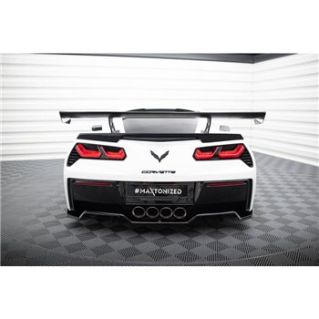 Maxton - Carbon Spoiler With Internal Brackets Uprights Chevrolet Corvette Stingray / Grand Sport C7
