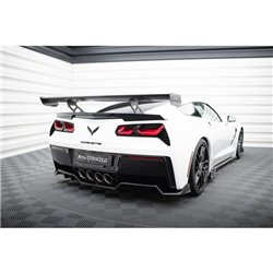 Maxton - Carbon Spoiler With Internal Brackets Uprights Chevrolet Corvette Stingray / Grand Sport C7
