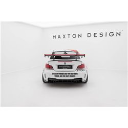 Maxton - Carbon Spoiler With Upper Swan Mounting + LED BMW 1 M E82
