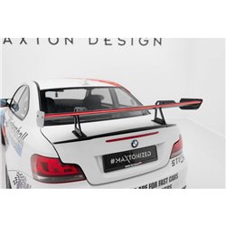 Maxton - Carbon Spoiler With Upper Swan Mounting + LED BMW 1 M E82