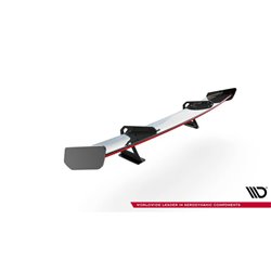 Maxton - Carbon Spoiler With Upper Swan Mounting + LED BMW 1 M E82