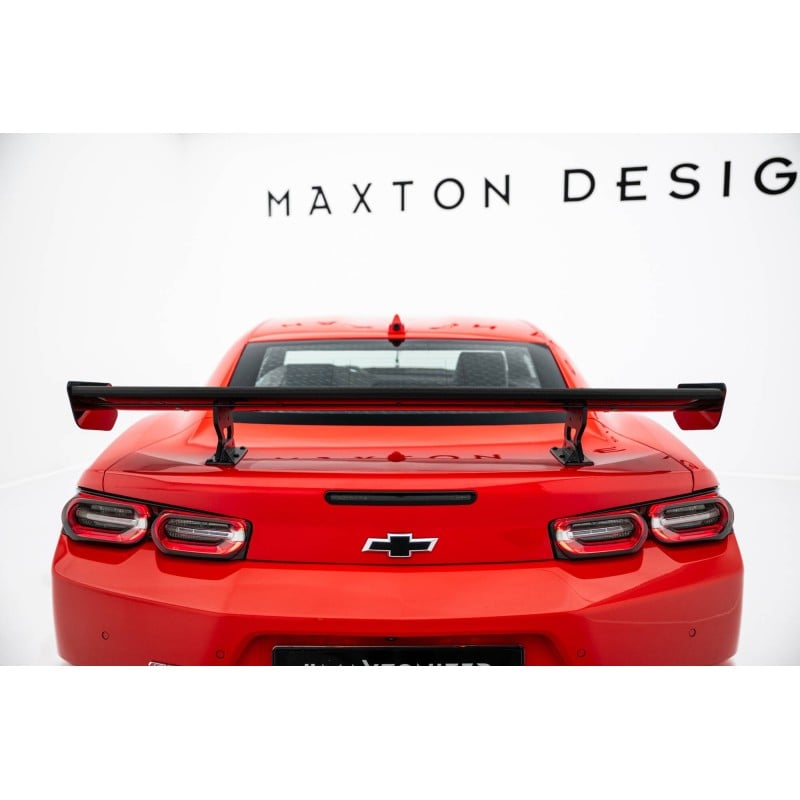 Maxton - Carbon Spoiler With Internal Brackets Uprights Chevrolet Camaro SS Mk6 Facelift