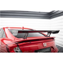 Maxton - Carbon Spoiler With Internal Brackets Uprights Honda Civic SI Mk10