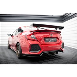 Maxton - Carbon Spoiler With Internal Brackets Uprights Honda Civic SI Mk10