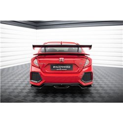 Maxton - Carbon Spoiler With Internal Brackets Uprights Honda Civic SI Mk10
