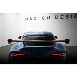 Maxton - Carbon Spoiler With External Brackets Uprights + LED Toyota Supra Mk5