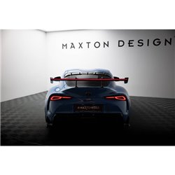 Maxton - Carbon Spoiler With Upper Swan Mounting + LED Toyota Supra Mk5