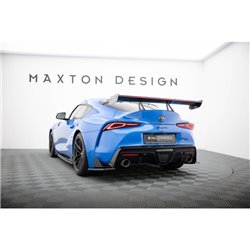 Maxton - Carbon Spoiler With Upper Swan Mounting + LED Toyota Supra Mk5