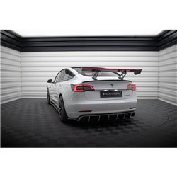 Maxton - Carbon Spoiler + LED Tesla Model 3