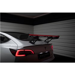 Maxton - Carbon Spoiler + LED Tesla Model 3