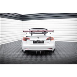 Maxton - Carbon Spoiler + LED Tesla Model 3