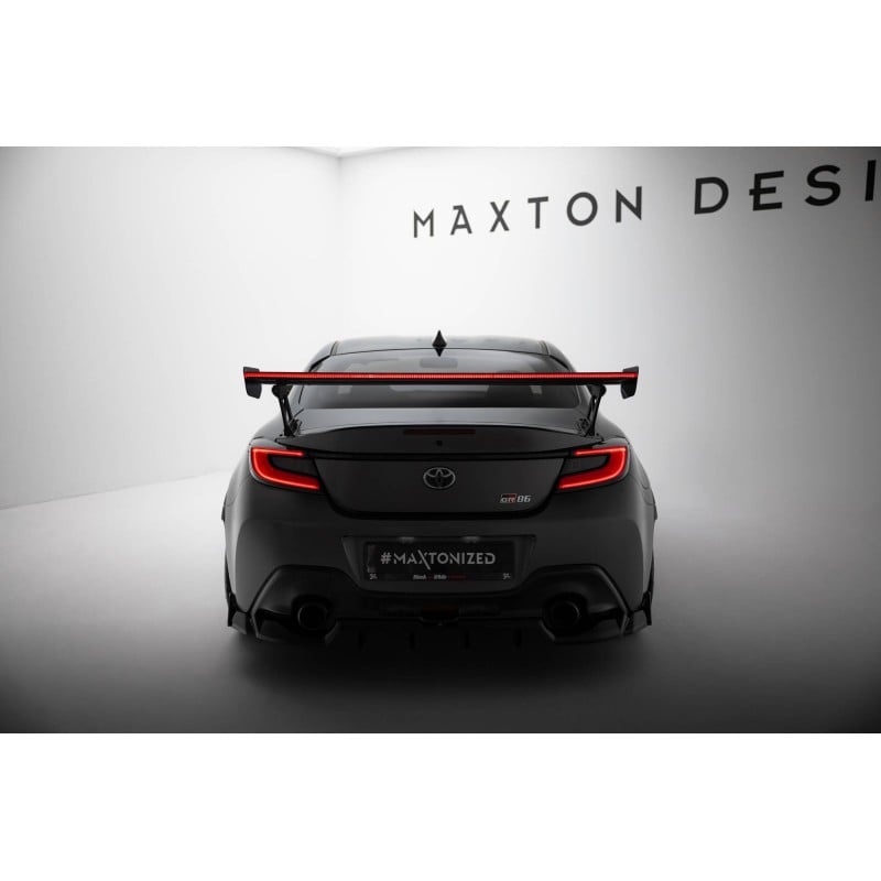 Maxton - Carbon Spoiler With External Brackets Uprights + LED Toyota GR86 / Subaru BRZ Mk2