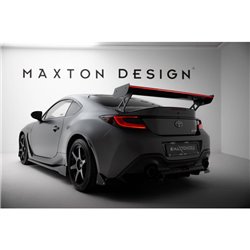 Maxton - Carbon Spoiler With External Brackets Uprights + LED Toyota GR86 / Subaru BRZ Mk2