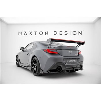 Maxton - Carbon Spoiler With External Brackets Uprights + LED Toyota GR86 / Subaru BRZ Mk2