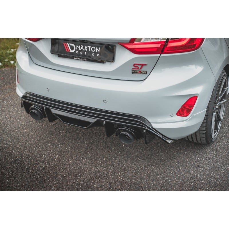 Maxton - Rajout Du Pare-Chocs Arriere + Milltek Sport Ford Fiesta ST Mk8 Extension d'échappement