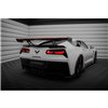 Maxton - Carbon Spoiler With Internal Brackets Uprights + LED Chevrolet Corvette Stingray / Grand Sport C7