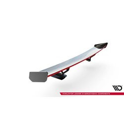 Maxton - Carbon Spoiler With Internal Brackets Uprights + LED Chevrolet Corvette Stingray / Grand Sport C7