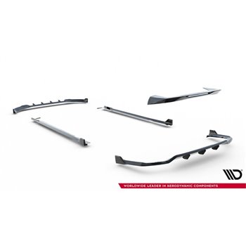 Maxton - Ensemble de Lames Prepreg Carbone V.1 BMW X7 M-Pack G07 Facelift