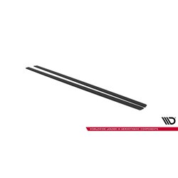 Maxton - Street Pro Rajouts Des Bas De Caisse V.2 Volkswagen Golf GTI / GTE / GTI Clubsport / R-Line Mk8 Noir-Rouge