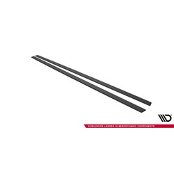 Maxton - Street Pro Rajouts Des Bas De Caisse V.2 Volkswagen Golf GTI / GTE / GTI Clubsport / R-Line Mk8 Noir-Rouge