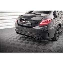Maxton - Ensemble Diffuseur Mercedes-Benz C AMG-Line Sedan / Estate W205 Facelift / S205 Facelift
