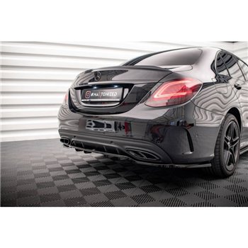 Maxton - Ensemble Diffuseur Mercedes-Benz C AMG-Line Sedan / Estate W205 Facelift / S205 Facelift