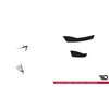 Maxton - Ailes de pare-chocs avant (Canards) Mercedes-AMG CLE 53 Aero C236 
