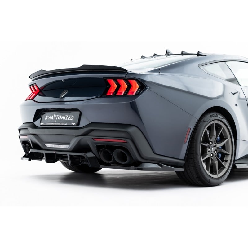 Maxton - Arriere Splitter (avec une barre verticale) Ford Mustang Dark Horse Mk7