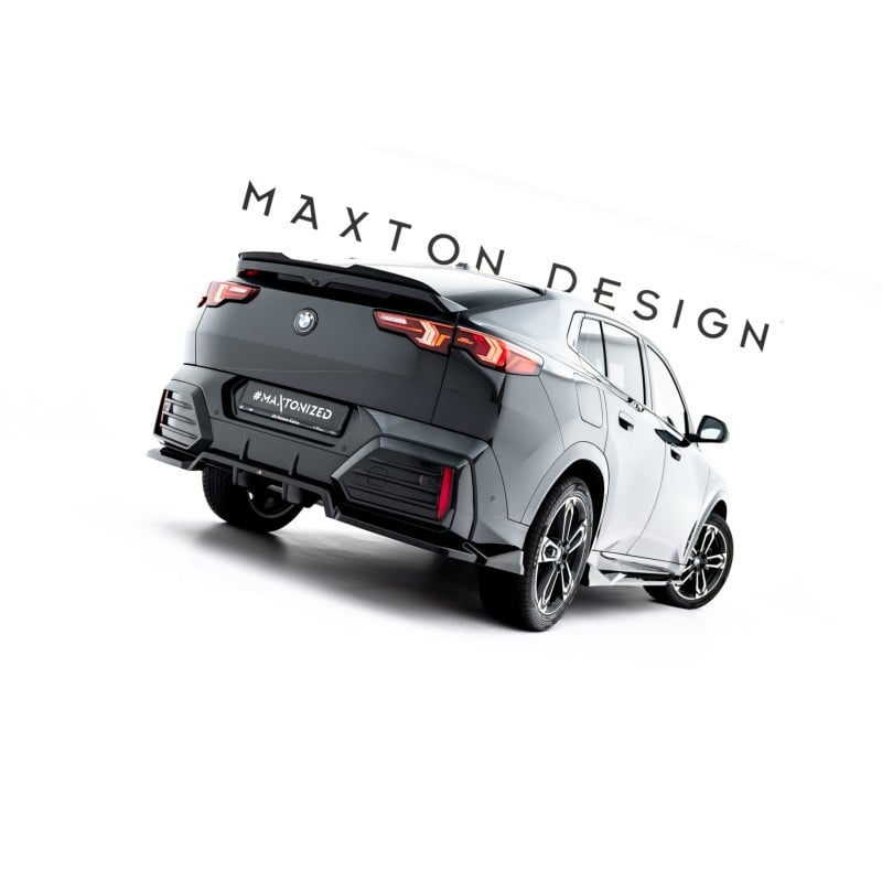 Maxton - Arriere Splitter (avec une barre verticale) BMW X2 M-Pack / iX2 U10