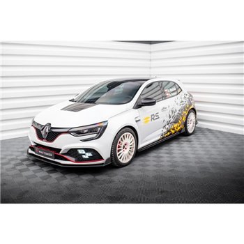 Maxton - Street Pro Rajouts Des Bas De Caisse Renault Megane RS Mk4 Noir-Rouge