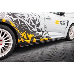 Maxton - Street Pro Rajouts Des Bas De Caisse Renault Megane RS Mk4 Noir-Rouge